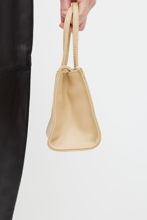 Telfar Beige Small Shopping Bag