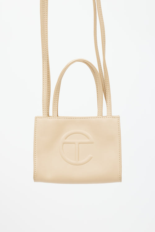 Telfar Beige Small Shopping Bag