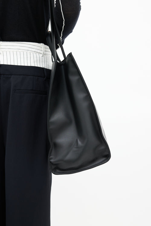 Telfar Black Large Shopping Bag