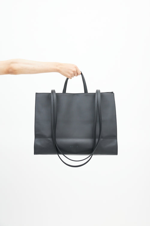 Telfar Black Large Shopping Bag