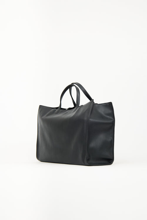 Telfar Black Medium Shopping Bag