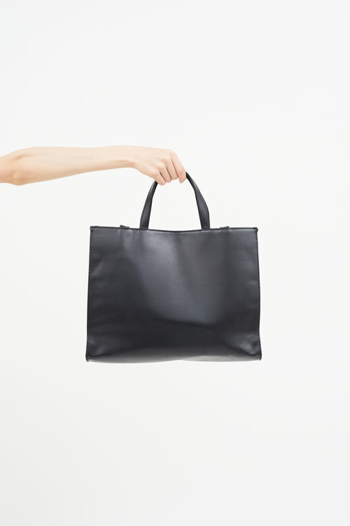 Telfar Black Medium Shopping Bag