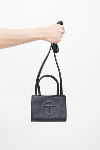 Telfar Black Small Shopping Bag