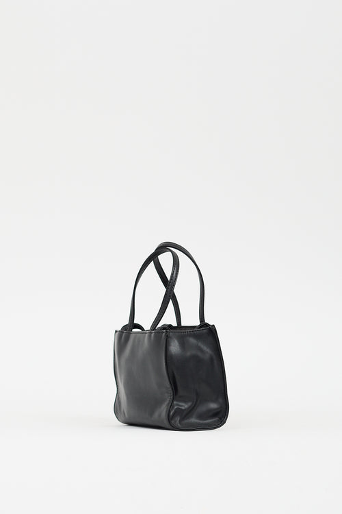 Telfar Black Small Shopping Bag