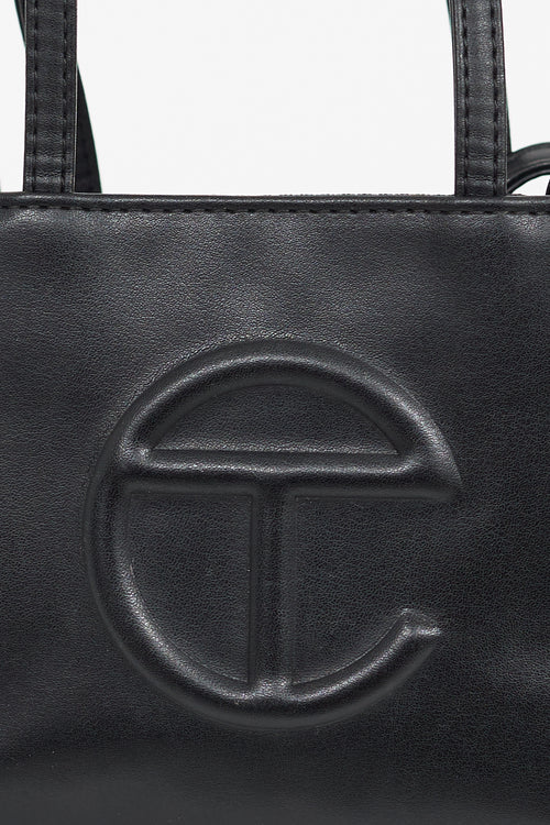 Telfar Black Small Shopping Bag