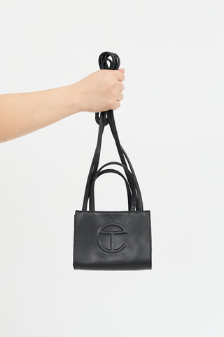 Telfar Black Small Shopping Bag