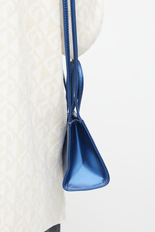 Telfar Blue Cobalt Small Shopping Bag