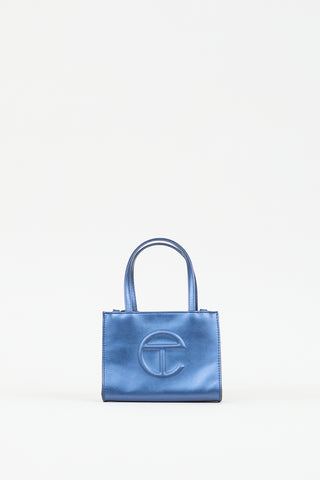 Telfar Cobalt Blue Small Shopping Bag