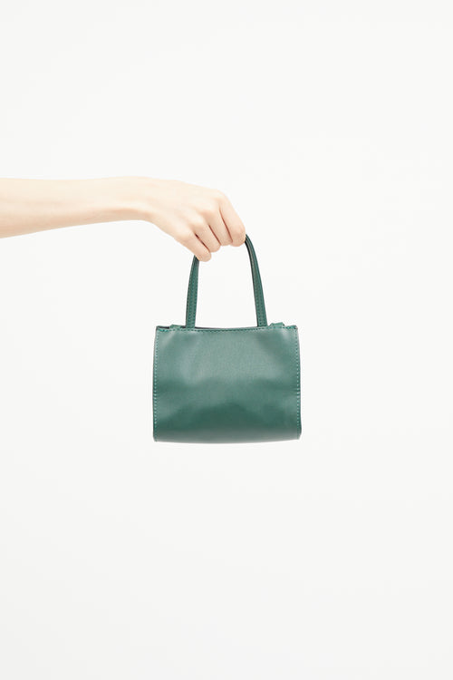 Telfar Green Mini Shopping Bag