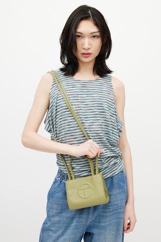 Telfar Green Small Shopping Bag