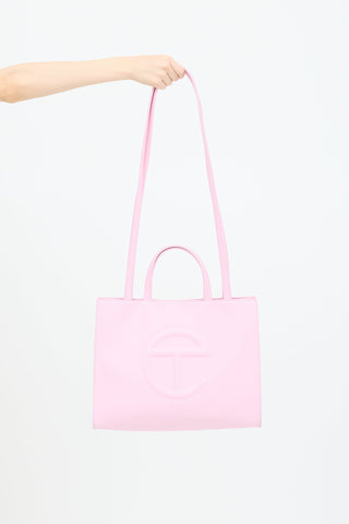 Pink Medium Shopping Tote