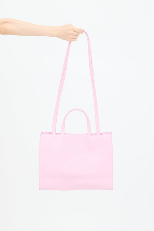 Pink Medium Shopping Tote