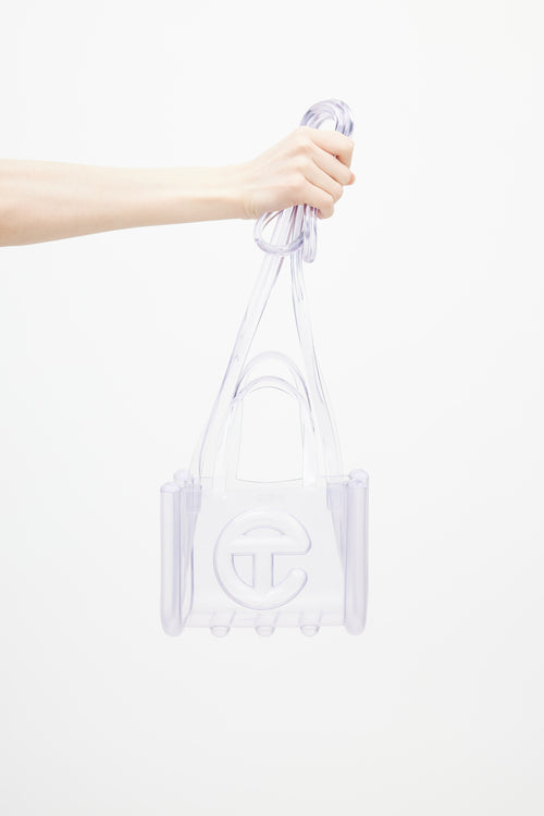 Telfar X Melissa Clear Jelly Shopper Bag