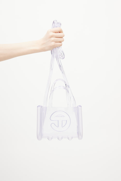 Telfar X Melissa Clear Jelly Shopper Bag