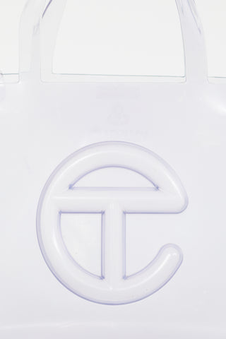 Telfar X Melissa Clear Medium Jelly Shopper Bag