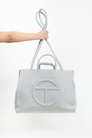 Telfar X UGG Fleece Large Shopping Bag