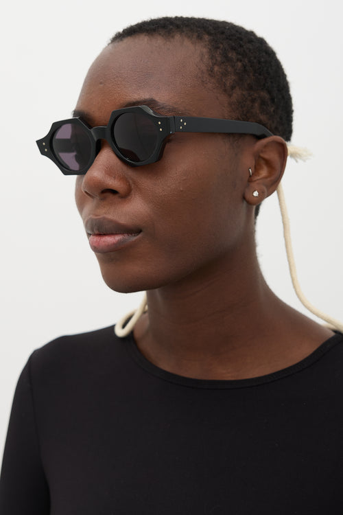 Tenders Black Octagon Sunglasses