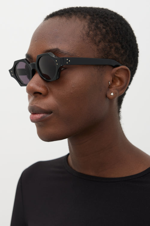 Tenders Black Octagon Sunglasses