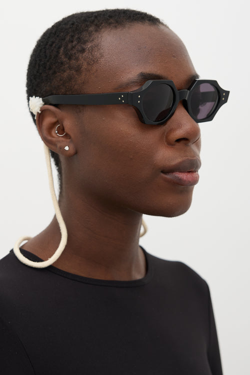 Tenders Black Octagon Sunglasses