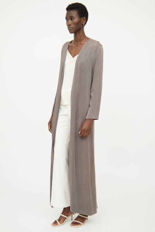 The Perfext Grey Long Sleeve Robe