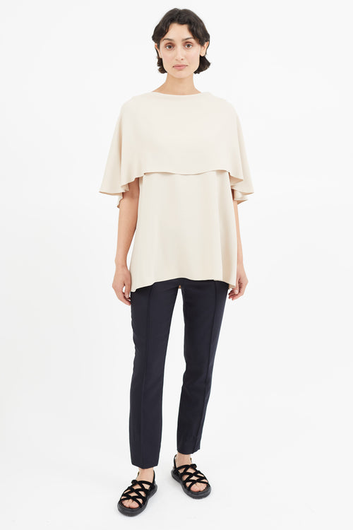 The Row Beige Layered Top