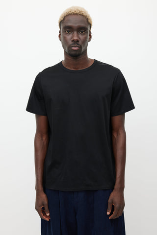 The Row Black Boxy T-Shirt