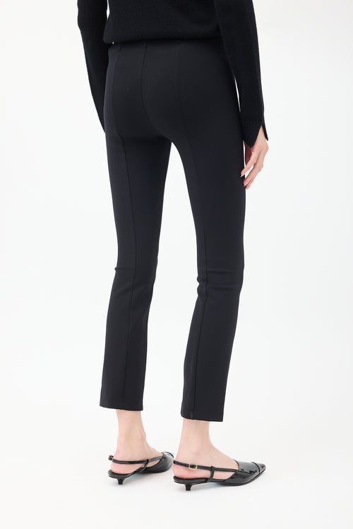 The Row Black Nylon Thilde Split Legging