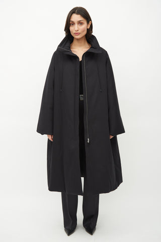 The Row Black Reka Down Filled Coat