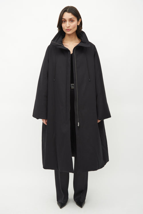 The Row Black Reka Down Filled Coat