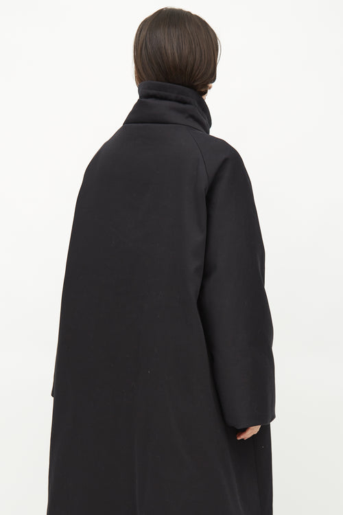 The Row Black Reka Down Filled Coat