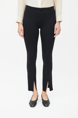 The Row Black Slit Legging