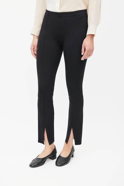 The Row Black Slit Legging