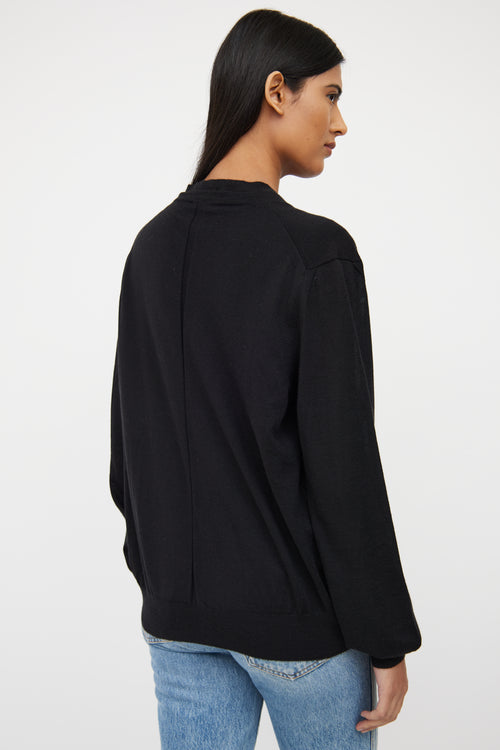 Black Cashmere Battersea Cardigan