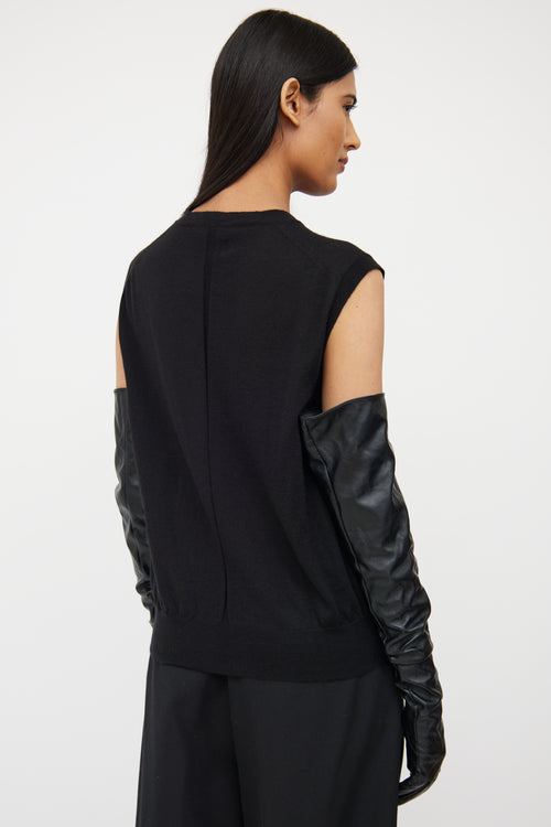 Black Cashmere Belham Knit Top