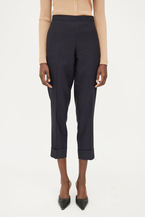 Black Cuffed Trouser The Row