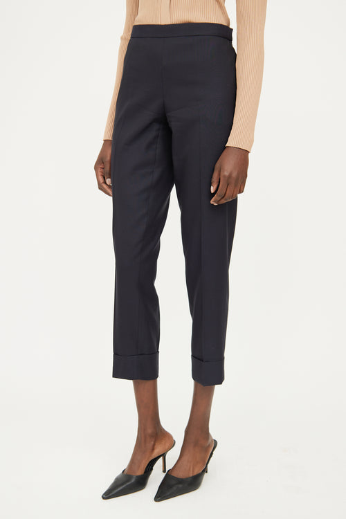 Black Cuffed Trouser The Row