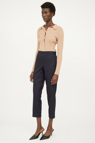 Black Cuffed Trouser The Row