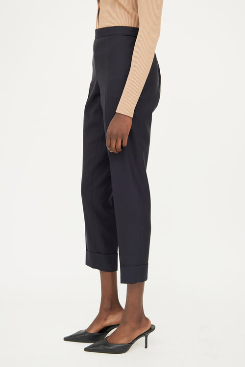 Black Cuffed Trouser The Row