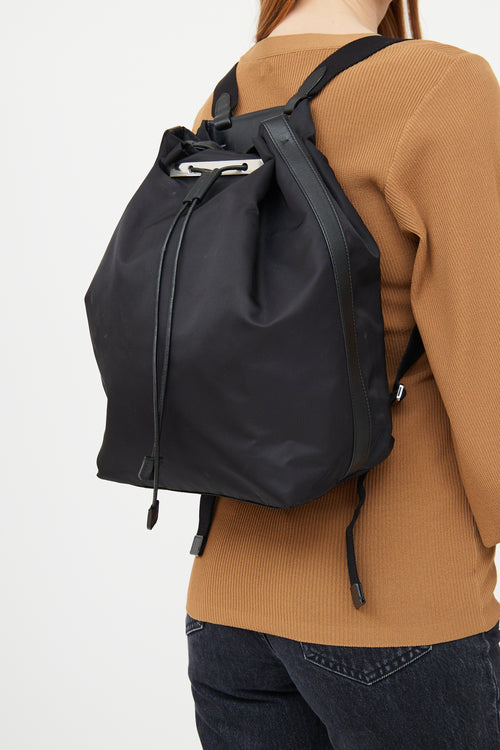 The Row Black Nylon 11 Backpack