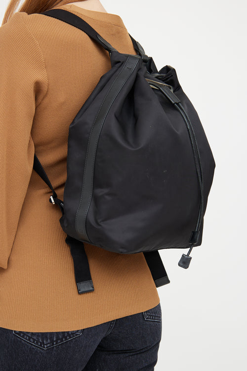 The Row Black Nylon 11 Backpack