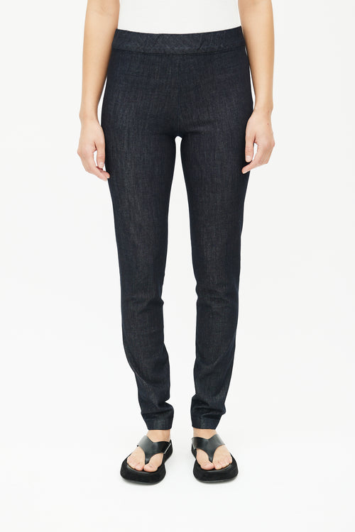 The Row Blue Denim Skinny Trouser