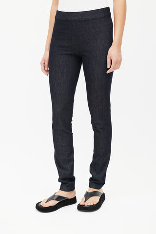 The Row Blue Denim Skinny Trouser