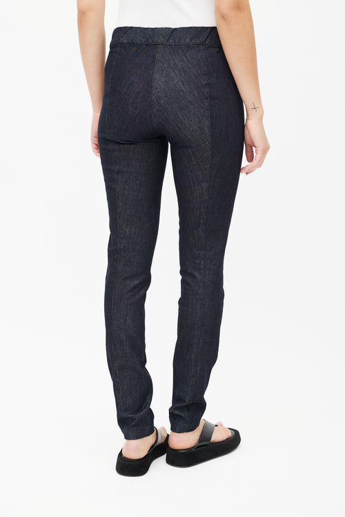 The Row Blue Denim Skinny Trouser