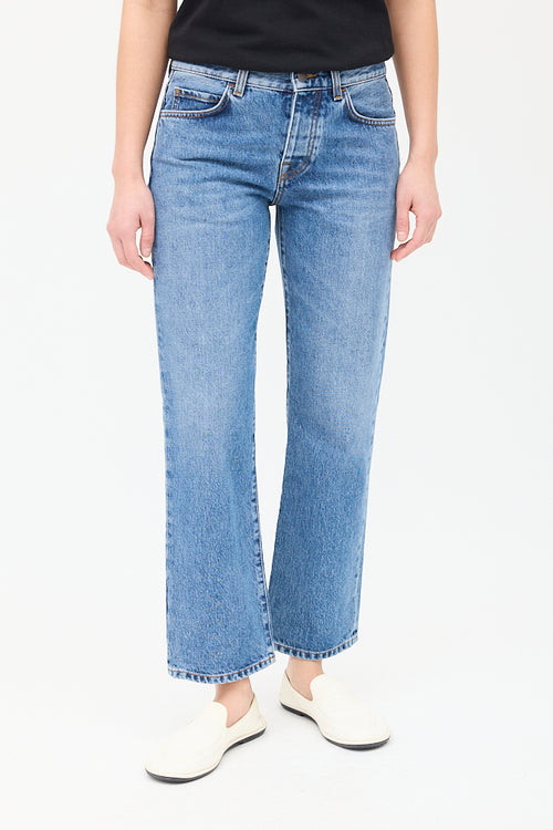 The Row Light Wash Goldin Jeans