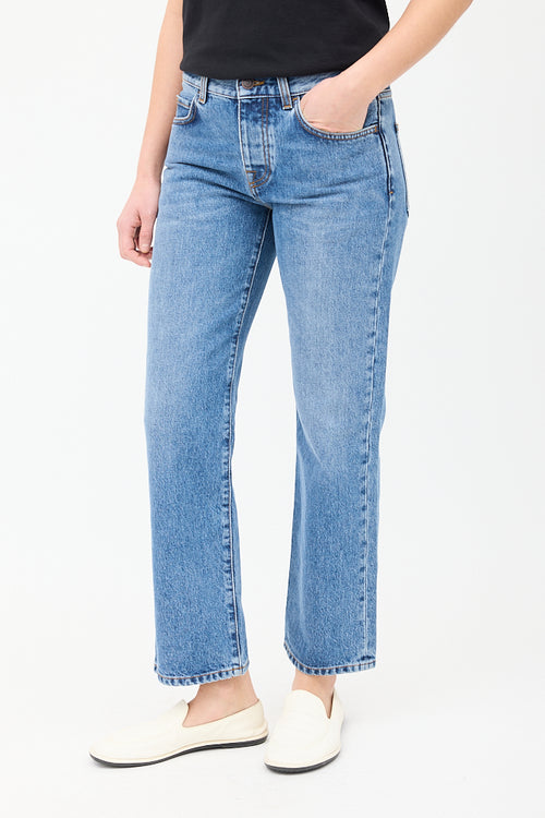 The Row Light Wash Goldin Jeans