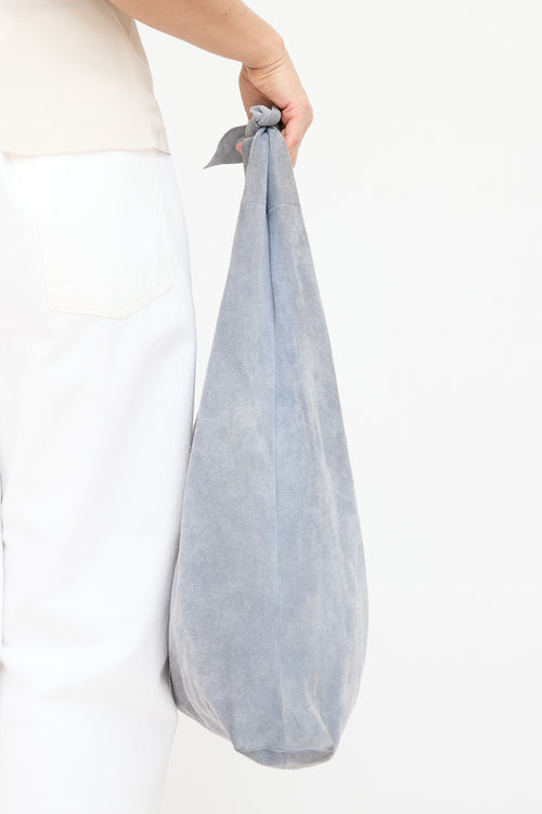 The Row Suede Bindle Bag