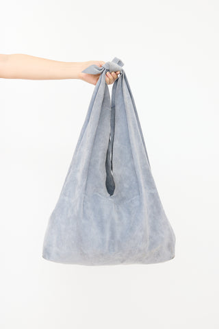 The Row Suede Bindle Bag