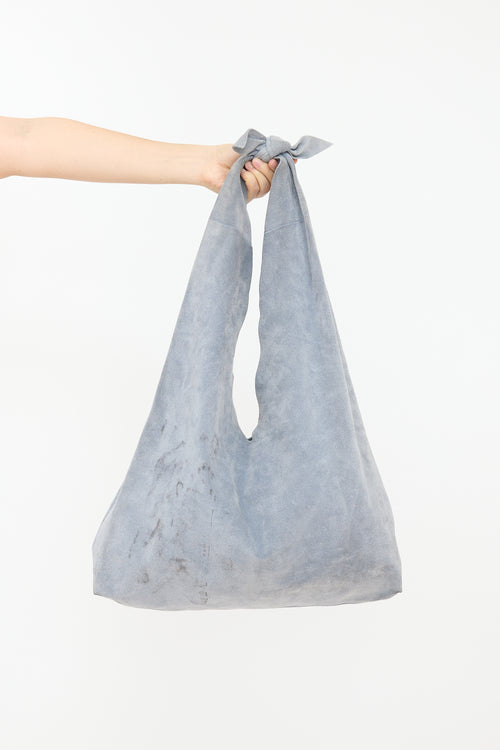 The Row Suede Bindle Bag