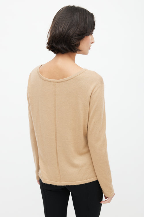 The Row Brown Knit Sweater