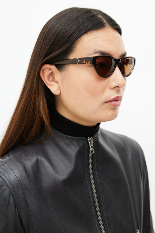 The Row Brown Row 13 Cateye Sunglasses